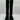 Clarks Maye Shine Black Suede Side Zip Knee High Women's Boots Size 6M - Very Good - Ufashion