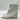 Journee Collection Women’s Haylinn Matte White Heeled Boots Side Zip Size 6.5 - Very Good - Ufashion