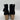 Hush Puppies Womens Ingrid Black Ankle Side Zip Boots Size 10 - Very Good - Ufashion