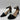 NATURALIZER Vera Black Leather Ankle Strap Block Heel Sandals Size 9M Womens Dre - Very Good - Ufashion