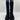 Women’s LUCKY BRAND Black Lefara Suede Stack Heel Boots Size 7.5M - Very Good - Ufashion
