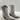 GOLO White Leather Pointed Toe Pull On Block Heel Ankle Booties Women’s Size 8.5 - Ufashion
