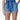NWT [BLANKNYC] Womens Medium Wash Denim Short Dancing Queen Size 29 - Ufashion