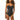 Carmen Marc Valvo BLACK Bandeau Cutout One-Piece Swimsuit  US 4 - Ufashion