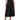 Women's AllSaints Alex Cotton Midi Skirt Color Black , Size 2 Us - Ufashion