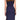 Michael Kors Petite Solid Crew Neck Drape Dress Midnight Blue Size PL (12P-14P) - Ufashion