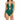 Womens Large Plunge One-Piece Swimsuit L - Ufashion