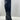 Chloé Wave Black Leather Pointy Toe Zip Block Heel Knee High Boots Women’s 35 - Ufashion