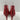 ALAÏA Red Strappy Studded Leather Open Toe Back Zip High Heels Women’s Size 38.5 - Ufashion