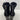 Aquatalia Black Leather Round Toe Side Zip Block Heel Ankle Boots Women’s 9.5 - Ufashion