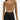 NWT Madden Girl Cinched Front Cropped Long Sleeve Top Almond Size M - Ufashion