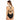 ATHENA Women's Fine Line Plunge One Piece Swimsuit, Color Black, Size 12 - Ufashion