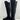 Stuart Weitzman Black Suede/Fabric Pull On Knee High Boots Women’s Size 6.5 M - Ufashion