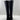 Aquatalia Black Suede/Elastic Round Toe Side Zip Knee High Boots Womens Size 7 M - Ufashion