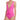 Athena Women's Twist Front One Piece Swimsuit, Samba Solids Pink, Size 16 - Ufashion