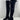 Stuart Weitzman Black Suede Round Toe Pull On Block Heel Thigh High Boots Size 6 - Ufashion