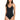 La Blanca Women Island Goddess Scoop Lingerie Mio OnePiece Swimsuit Black 6 - Ufashion