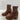 Clergerie Brown Leather Round Toe Side Zip Block Heel Platform Boots Women’s 37 - Ufashion