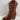 MIA ‘RAYLIN’ Brown Faux Leather Round Toe Pull On Block Heel Boots Women’s 7.5 M - Ufashion