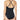 La Blanca Women Island Goddess Underwire Cross Back One Piece Swimsuit, Black, 6 - Ufashion