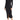 MOON RIVER Rib Cutout One-Shoulder Long Sleeve Midi Sweater Dress Black Size M - Ufashion