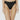 Becca Woman's Black Color Code High Waist Bikini Bottom Swimwear Size XS - Ufashion