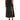 Women's AllSaints Alex Cotton Midi Skirt Color Black , Size 2 Us - Ufashion