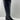 Aquatalia Black Leather/Elastic Round Toe Side Zip Knee High Boots Women’s 8 M - Ufashion