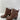 The Limited GIANNA Brown Leather Side Zip Block Heel Ankle Boots Womens Size 10M - Ufashion