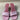 By Far PEONY Pink Croc Print Leather Slip On Heeled Sandals Women’s Size 35 - Ufashion