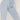 NWD Jealous Tomato Womens Blue Denim Jeans M Tied Flared - Ufashion