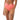 Kate Spade New York Tortoise Heart Buckle Detail Belted Bikini Bottoms Lychee LG - Ufashion