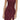 NWT Guess Suede Sleeveless Bodice Cut-Out Front Slit Sheath Dress Wine Size 2 - Ufashion