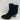 Aquatalia Black Leather Round Toe Side Zip Block Heel Ankle Boots Women’s 9.5 - Ufashion