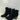 Aquatalia Black Leather Round Toe Side Zip Block Heel Ankle Boots Women’s 9.5 - Ufashion
