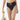 NWT Onia Susana Bottom Irregular Ribbed Bikini Black Size XS - Ufashion