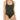 NWT Lauren Ralph Lauren Beach Club Solid Belted Lingerie One-Piece Olive Size 6 - Ufashion