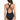 La Blanca Women Island Goddess Multi-Strap One Piece Swimsuit, Black, 22 Plus - Ufashion