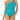 La Blanca Women Island Goddess One Shoulder One Piece Swimsuit, Turquoise, 14 - Ufashion