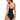 La Blanca Women's Standard Island Goddess Lingerie One Piece Swimsuit, Black, 12 - Ufashion