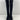 Stuart Weitzman Black Suede Pull On Block Heel Over The Knee Boots Women’s 6 M - Ufashion