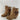 Rag & Bone Brown Leather Pull On Buckle Strap Block Heel Ankle Boots Women's 7 - Ufashion
