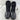 Ocean+Coast TREADWELL Black Quilted Fabric/Rubber Lace Up Rain Boot Women Size 7 - Ufashion