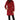 NWT Vince Camuto Women’s Belted Wool Coat Biking Red Size M - Ufashion