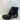 Ocean+Coast TREADWELL Black Quilted Fabric/Rubber Lace Up Rain Boot Women Size 7 - Ufashion