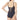 Bleu Rod Beattie Women's Twister Twisted Inset One Piece Swimsuit Black Size 4 - Ufashion