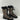 Stuart Weitzman Leopard Print Calf Hair Faux Fur Lined Lace Up Boots Size 6 M - Ufashion