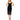 Women Bardot Adeline Midi Dress Color Black Size 6 - Ufashion