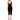 Women Bardot Adeline Midi Dress Color Black Size 6 - Ufashion