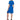 DKNY Godet Short Sleeve and Skirt w/Tie Waist Dress Blue Lagoon 6 - Ufashion
